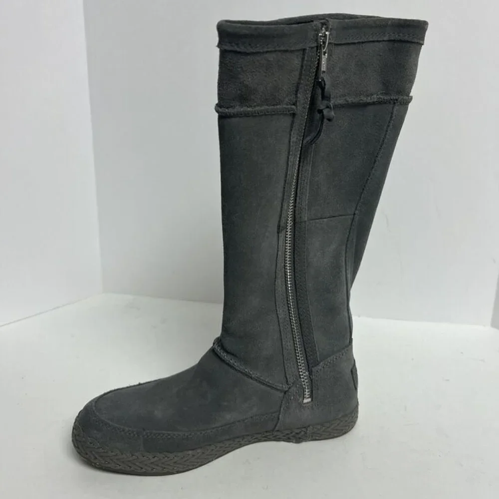 UGG Women's Emerie, Gray Fashion Boots, Size 5 M